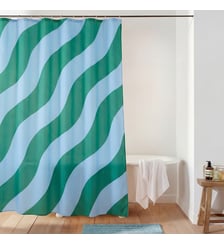 Rideau de douche imprimé, en polyester recyclé La Redoute Interieurs
