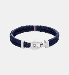 Bracelet cordon Carabiner Bleu 2790362-PAR Tommy Hilfiger