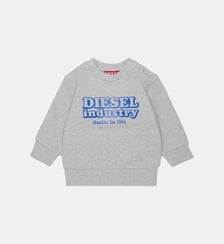 Sweat-shirt col rond avec logo Diesel Kids