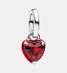 Mini Charm Pendant Cœur Chakra Rouge Pandora