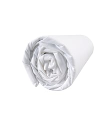 Drap housse en percale de coton, COMPLICITÉ GOURMANDE Blanc Cerise