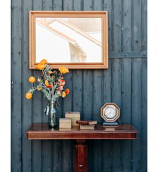 Miroir en bois rectangulaire Georges N°1033- Produit chiné Debongout