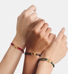 Bracelet textile Together rouge avec zirconia Thomas Sabo