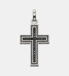 Pendentif croix avec pavé noir Thomas Sabo