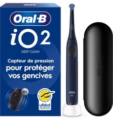 Brosse à dents électrique iO2 Marine Blue Deep Clean + Travel Case Oral B