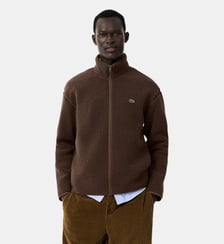 Veste sherpa col montant Lacoste