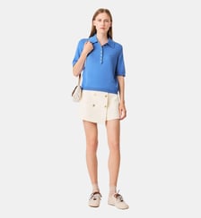 Pull à col polo Maje