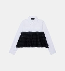 Chemise à manches longues avec volants Dsquared2