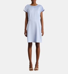 Robe courte en satin et strass - ANNIE Pablo