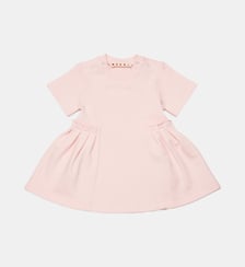 Robe courte avec logo Marni