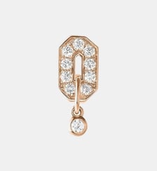 Boucle d'oreille Mini My Way Or Rose & Diamants Statement