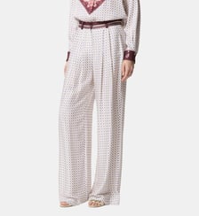 Pantalon à motif cravate Pinko