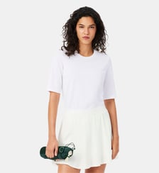 T-shirt manches trois-quarts coton doux Lacoste