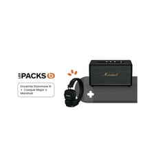 Enceinte résidentielle Pack enceinte Stanmore III + casque Major V Marshall