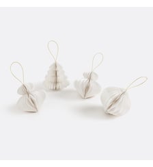Lot de 4 décorations de Noël en papier La Redoute Interieurs