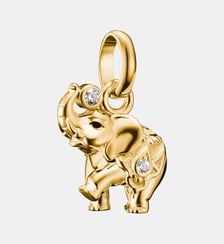 Charm éléphant avec zirconia blanc Thomas Sabo