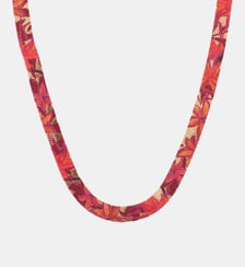 Collier chaine serpent Balagane à imprimé floral Balaboosté