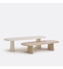 Lot de 2 tables basses semi-gigognes La Redoute Interieurs