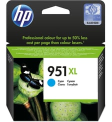 Cartouche d'encre N°951XL Cyan HP