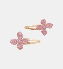 Barrette -   métal fleurs paillettes Tartine Et Chocolat