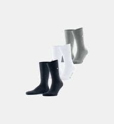Chaussettes Crew 3-Pack Coton Burlington