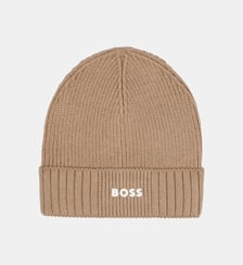 Chapeau tricoté avec logo BOSS Kidswear