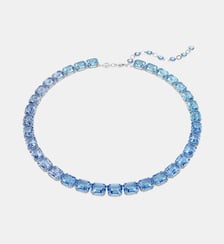 Collier Millenia, Dégradé de couleur, Métal rhodié Swarovski