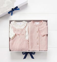Coffret - Naissance mon ensemble en maille Tartine Et Chocolat