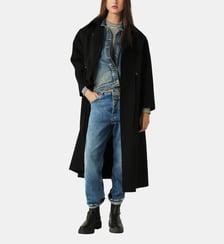 Manteau droit mi-long Kate Ba&sh