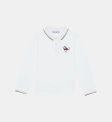 Polo - Sable coton broderie dragon Tartine Et Chocolat