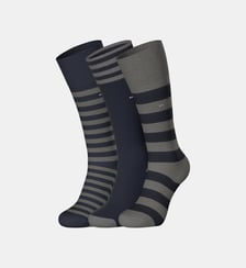 Lot de 3 paires de chaussettes hautes bicolores Eden Park
