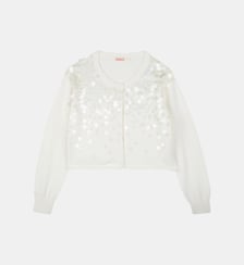 Gilet en coton à sequines Billieblush