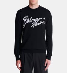 Pull en laine mérinos Balmain