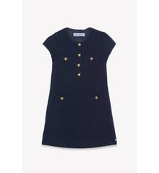 Robe -  col rond tweed boutons Tartine Et Chocolat