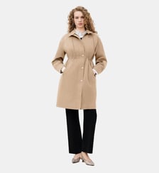 Manteau gmialong - Motif uni - Coton Caroll