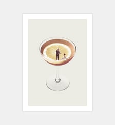 Poster   My drink needs a drink - Maarten Léon - PSTR Studio Poster & Frame