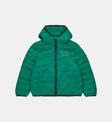Veste matelassée avec logo imprimé Diesel Kids