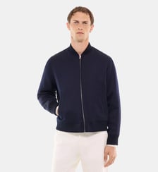 Blouson en drill de laine vierge Fursac