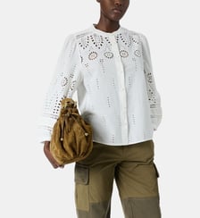Chemise à broderies en coton - CYBELLA Gerard Darel