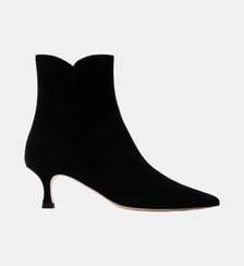 Lido - Bottines En Cuir Chèvre Noir Parallèle
