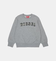 Sweat-shirt col rond avec logo Diesel Kids