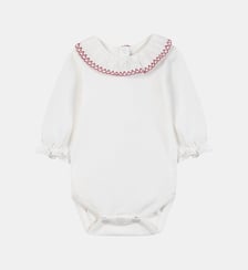 Body -  Cerise coton col volanté broderie Tartine Et Chocolat