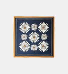 Foulard en soie imprimé fleur Sandro