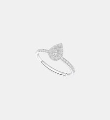 Bague Duchesse 0.40 carat Or Blanc PIAPARIS