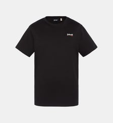 T-shirt brodé gris chiné Schott