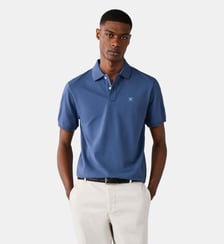 Polo Coupe Slim À Manches Courtes Avec Logo Hackett London