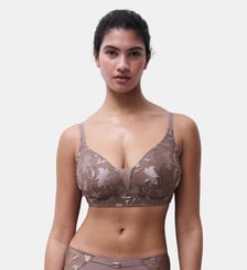 Soutien-gorge sans armature broderie florale Chantelle