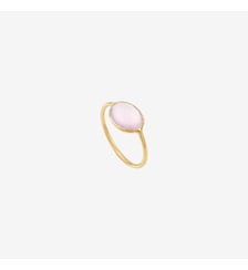 Bague quartz vert plaquée or - SERTI PM Caroline Najman