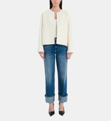 Manteau Maloe ecru Zapa