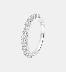 Bague Pure 1 carat Or Blanc PIAPARIS